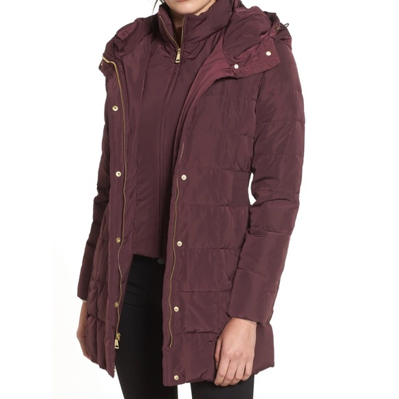 Cole Haan Hooded Down & Feather Jacket size XS/TPCOLE HAAN SIGNATURE NWT